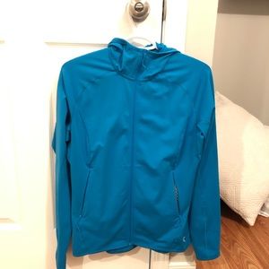 Arc’teryx blue zip up with hood
